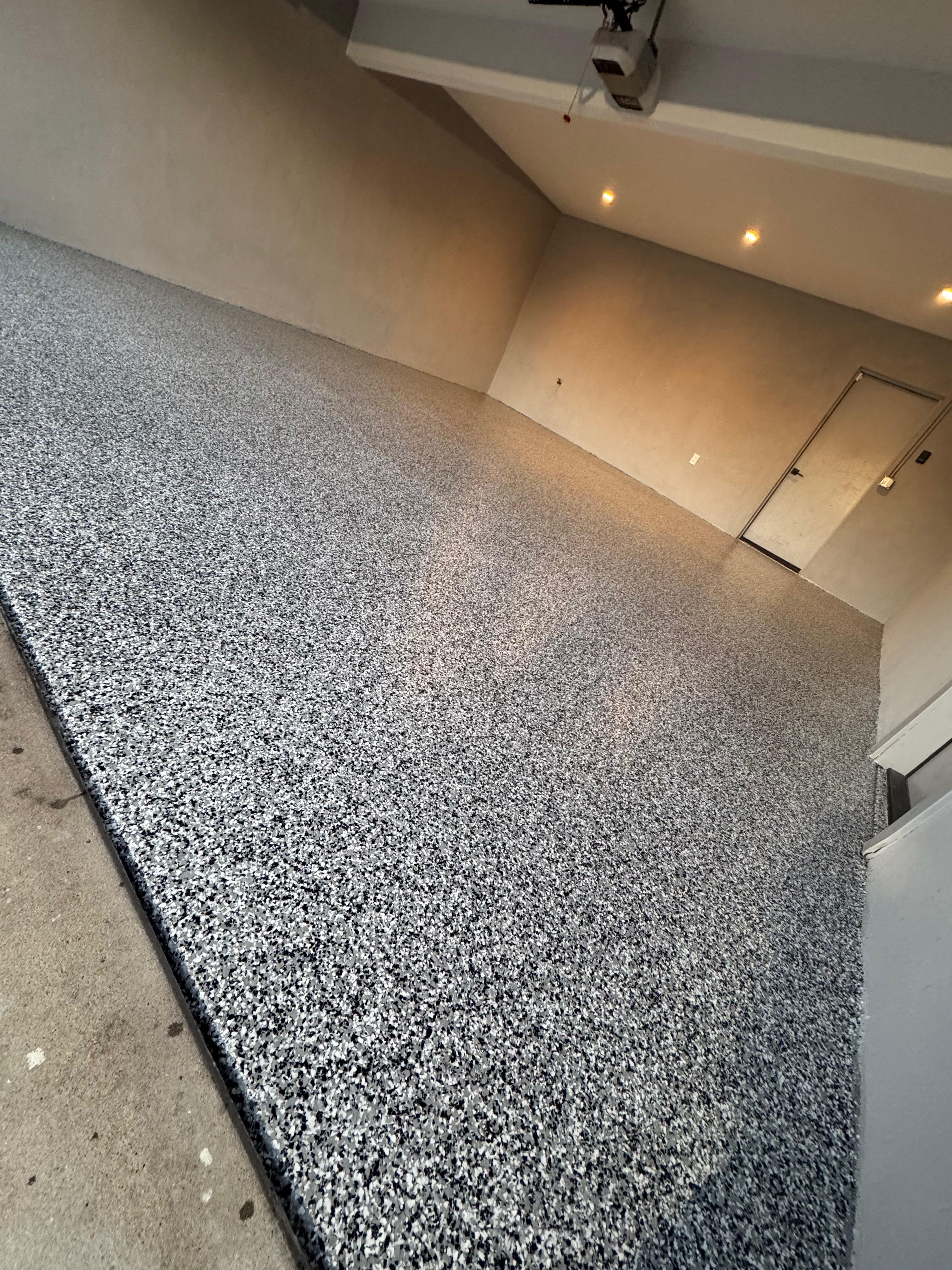 Epoxy garage floor